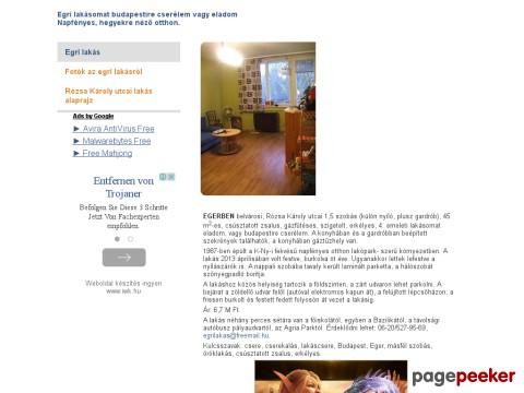 Egrilakas - Eladó egri lakás