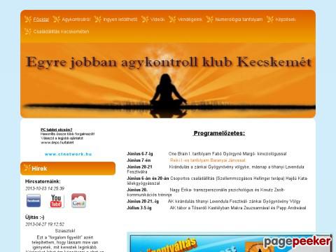 Egyrejobbanklub - Egyre jobban agykontroll klub Kecskemét, 2012-ben ...