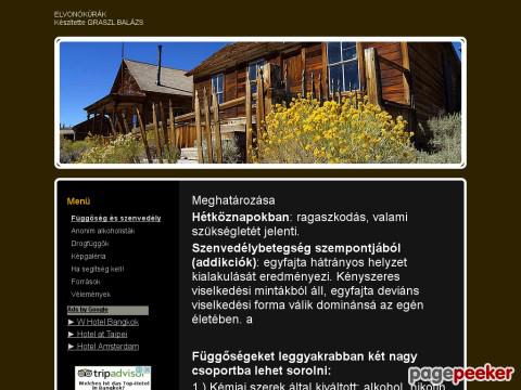 Elvonokura - Függőség