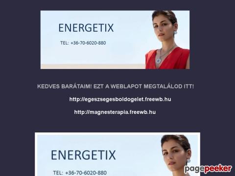 Energetixekszerek - Mágnesékszer.hu