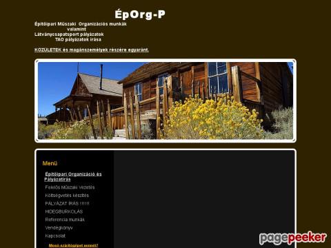 Eporgp - Pályázatírás Építöipar
