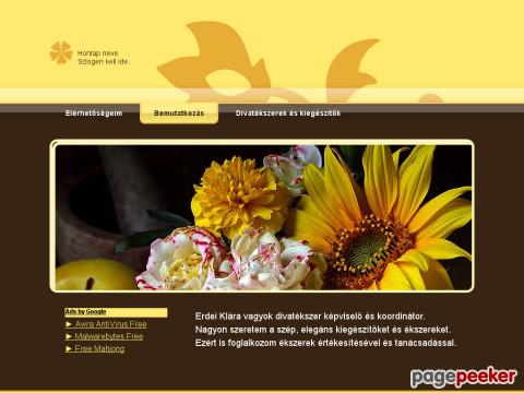 Erdeiklaradivatekszerek