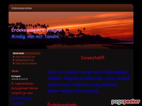 Erdekessegek