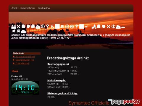 Eredetisegvizsgapedritokft
