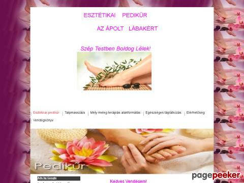 Esztetikaipedikur - Esztétikai  pedikűr