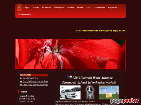 Euronetmarket - NWA kezdőlap