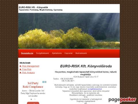 Euroriskkonyvelok - könyvelés, számvitel
