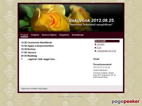 Evabalazs - Fontosabb adatok