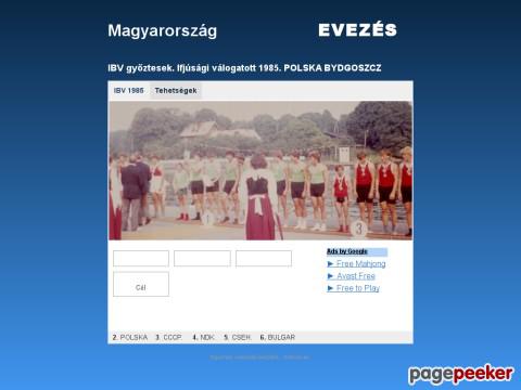 Evezes - IBV 1985 EVEZÉS