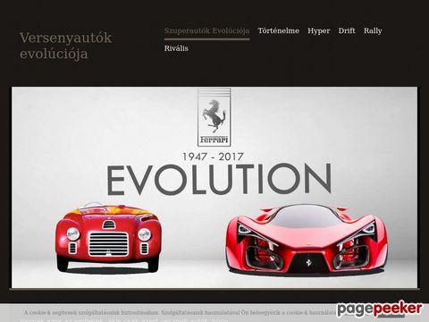 Evolution-of-cars - Kezdőoldal
