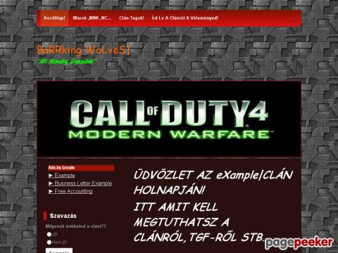 Example - warok,mnkák!