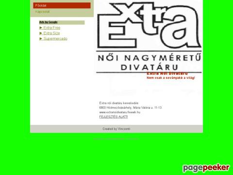 Extranoidivataru - Extra Női Divatáru - Főoldal
