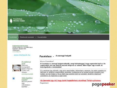 Facetoface - facetoface - chatelj a barátaiddal! - kezdőoldal