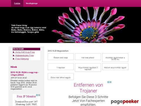 Fannivirag - www.fannivirag.freewb.hu