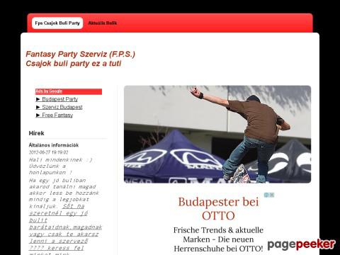 Fantasypartyszerviz - Fantasy Party Szerviz