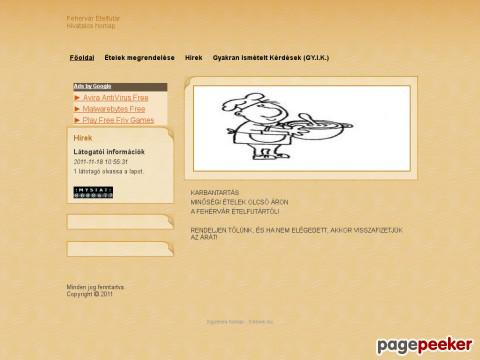 Fehervaretelfutar - Fehérvár Ételfutár