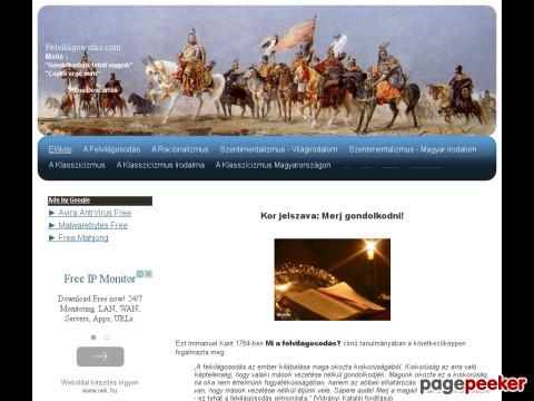 Felvilagosodas10a - Az Oldal tartalma