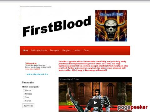 Firstblood - FirstBlood - Hírek