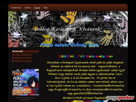Firtstnarutowebsyte