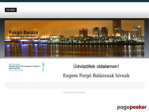 Forgobalazs - Forgó Balázs