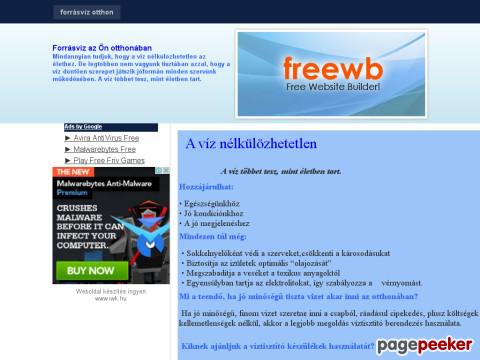 Forrasvizotthon - Forrásvíz otthon