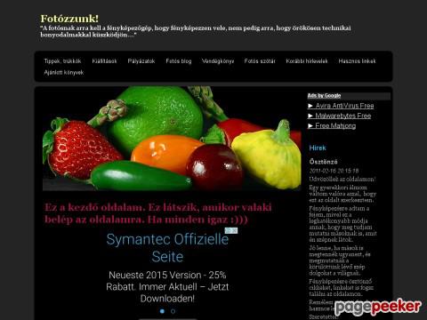 Fotozasrol - Kezdő oldal