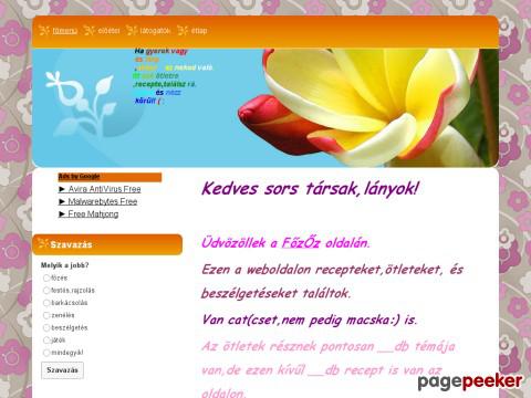 Fozoz - receptek,ötletek,