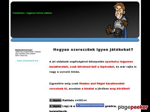 Freegames - Ingyenes Játékok