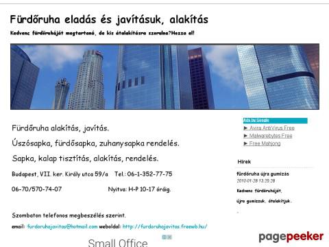 Furdoruhajavitas - fürdőruha