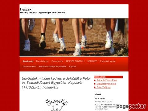 Fuszekli - Kaposvár, futás, mozgás, szabadidősport, sport ...