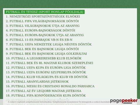 Futballestenisz - FUTBALL ÉS TENISZ