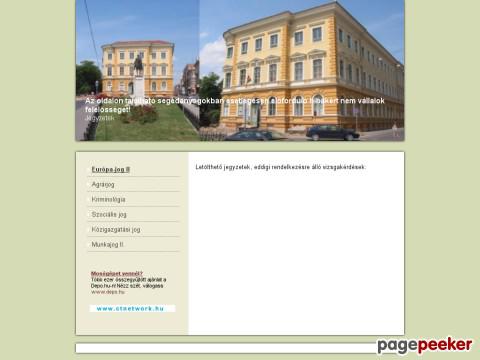 Gaalagi - SZTE jegyzetek