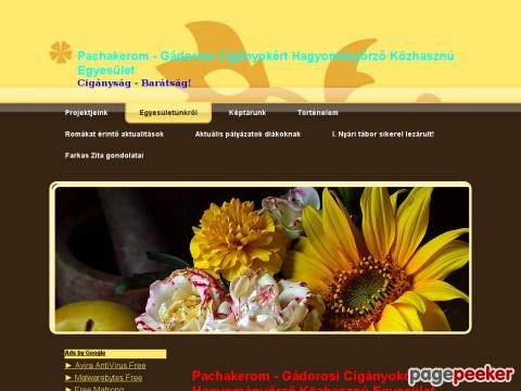 Gadorosiciganyok - felzárkóztatás, cigány, magyar