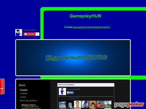 Gameplayhun - GameplayHUN_Főoldal
