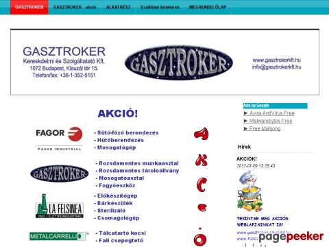 Gasztroker - GASZTROKER Kft. - konyhatechnológia, fogyóeszkö ...