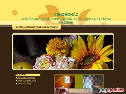 Gayatrigesthouse - vendégház Krisna völgy,vendégház somogyvámos ...