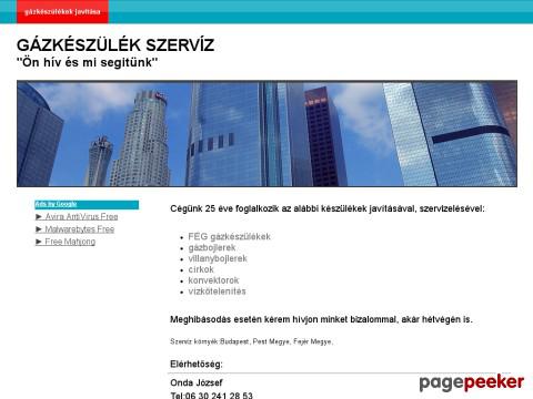 Gazkeszulek - FÉG gázkészülékek javítás