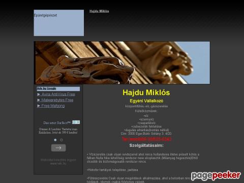 Gazszereles - Hajdu MIklós központifűtés víz-gázszerelő