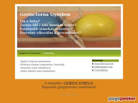 Gerinctorna - Gyógytorna