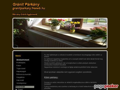 Granitparkany - márvány,gránit,ablakpárkány,konyhapult,kandal ...