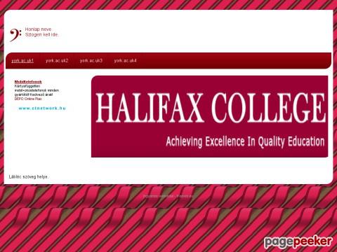 Halifaxcollege2012 - york.ac.uk