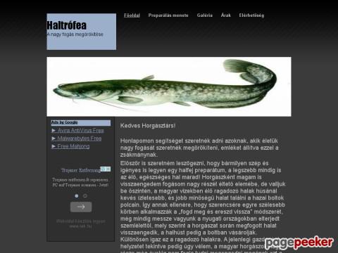 Haltrofea - halfej, halfej preparálás, harcsafej, harcsafej  ...