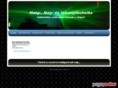 Hangfeny - hang-, fény- és látványtechnika