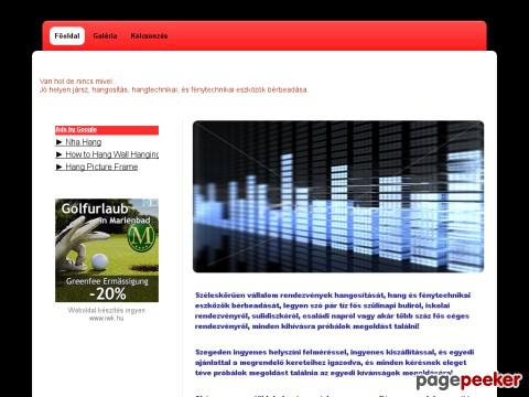 Hangositas - hagosítás