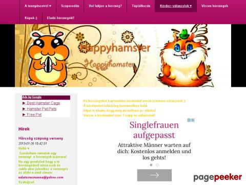 Happyhamster - A tennyészetröl .