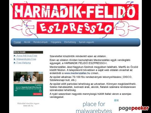 Harmadikfelido - Harmadik félidő eszpresso