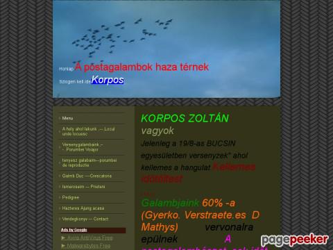 Hazateropostagalamb - Hazatérö postagalmbak
