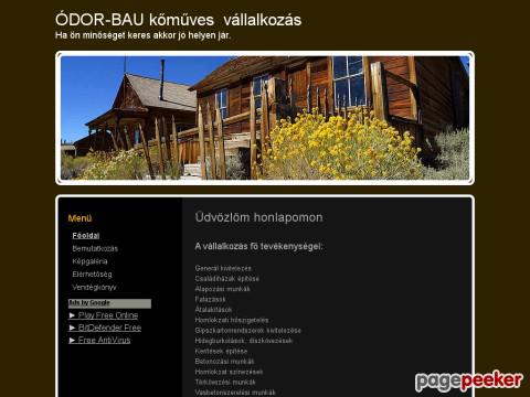 Hazepito - Ódor-bau kőműves vállalkozó