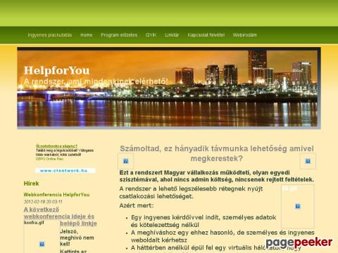 Helpforkzsbea - Ingyenes piackutatás, egy speciális programért!