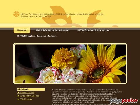 Hillvital - HillVital - Természetes alkotóelemekből előál ...